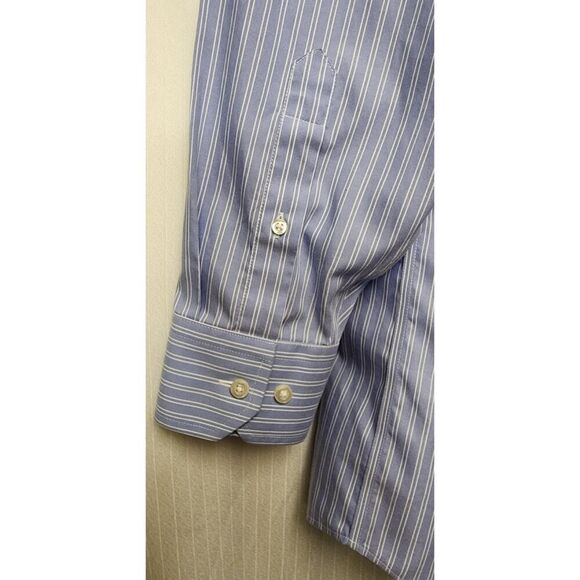 Stafford Executive Travel Men's Long Sleeve Button Down Shirt Size 16/32-33 - Picture 5 of 7